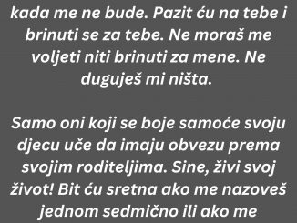 Cestitam ti rođendan dragi moj sine. Mama te voli najviše