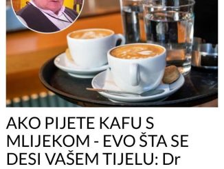Preporučena količina kafe koju treba da popijete tokom dana je