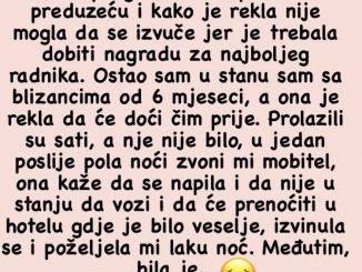 Moja supruga je imala proslavu u preduzeći i kako